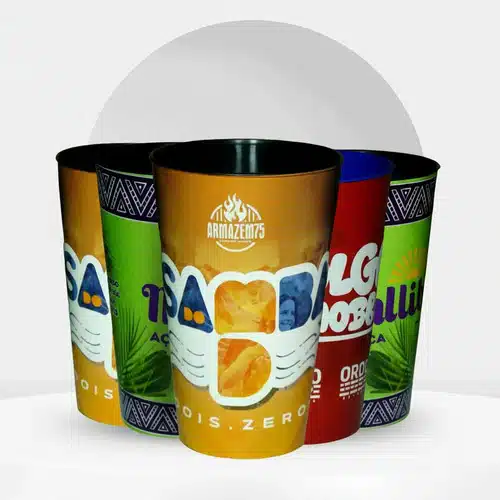 Kit 500 Unidades Copo Label Personalizado 350ml Plastix - Imagem 7